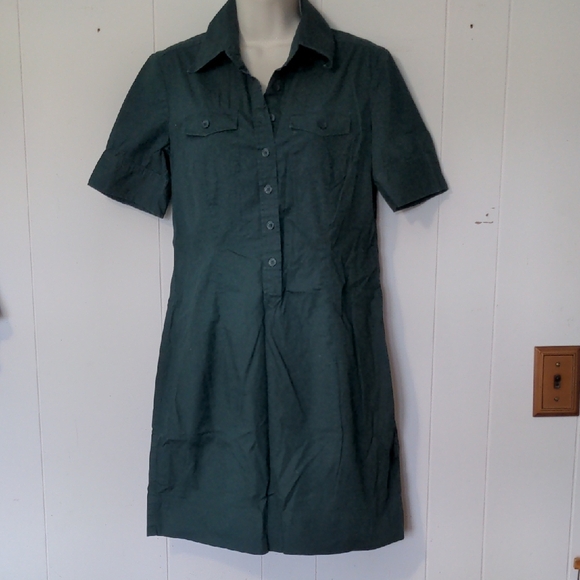 New York & Company Teal Mini Dress - Picture 1 of 6